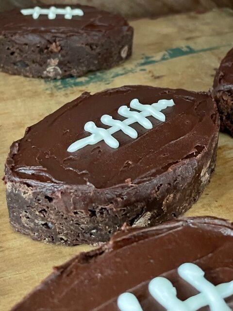 Chocolate Football Brownies