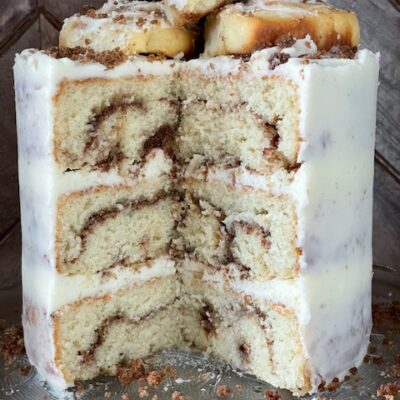 Cinnamon Roll Cake