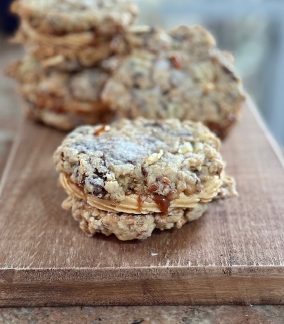 Cowboy Cookie Sandwiches